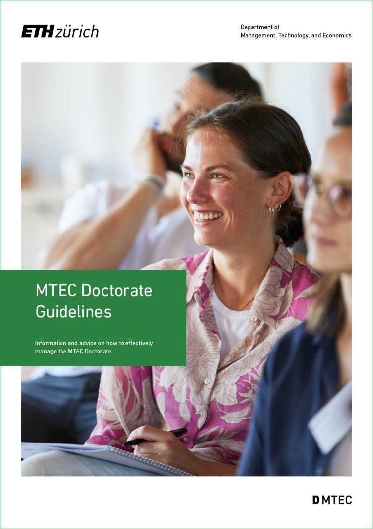 Cover MTEC Doctorate Guidelines