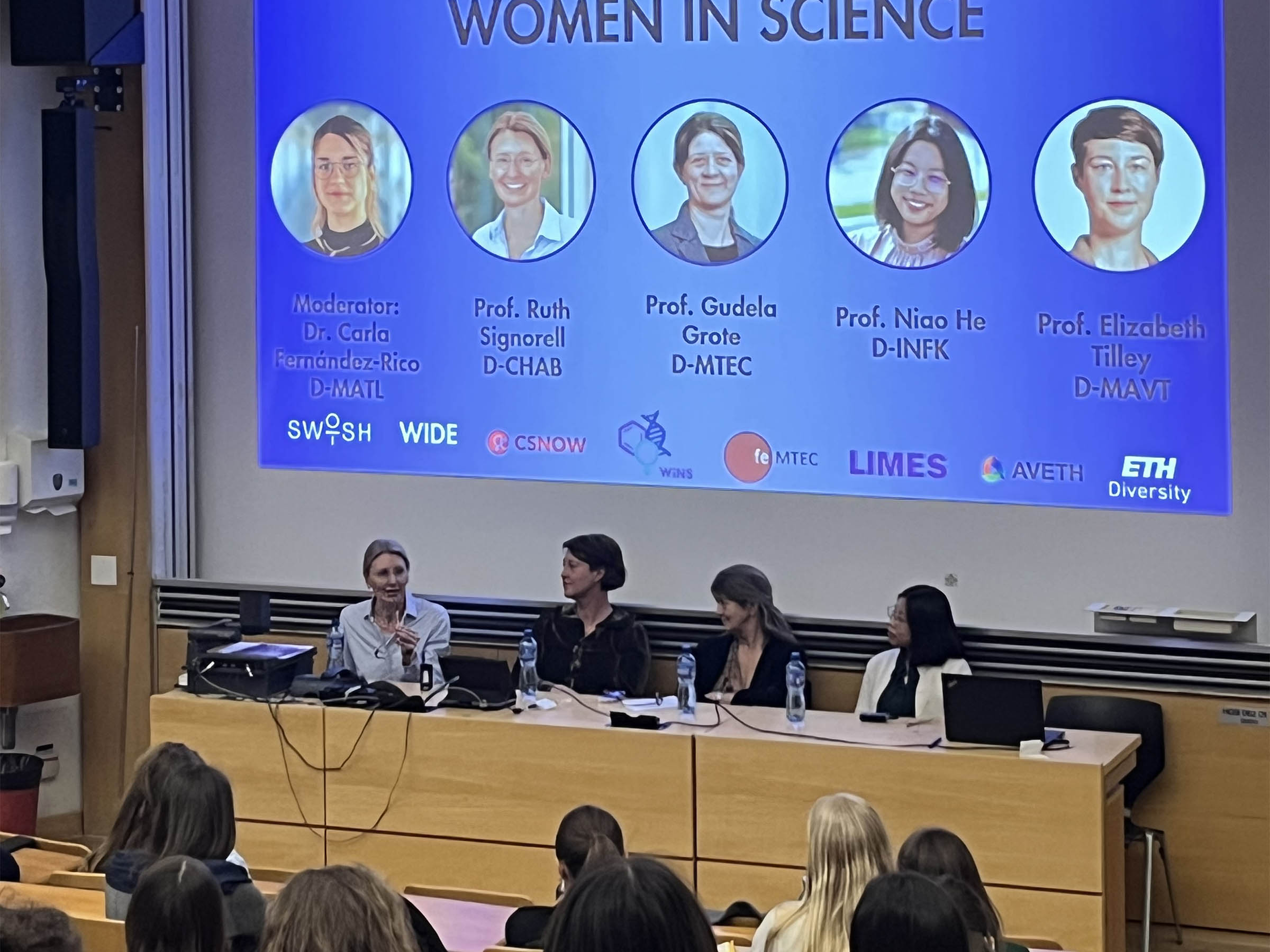 Enlarged view: Panellists from across ETH
