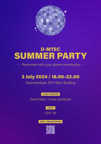 Enlarged view: D-MTEC Summer Party Flyer