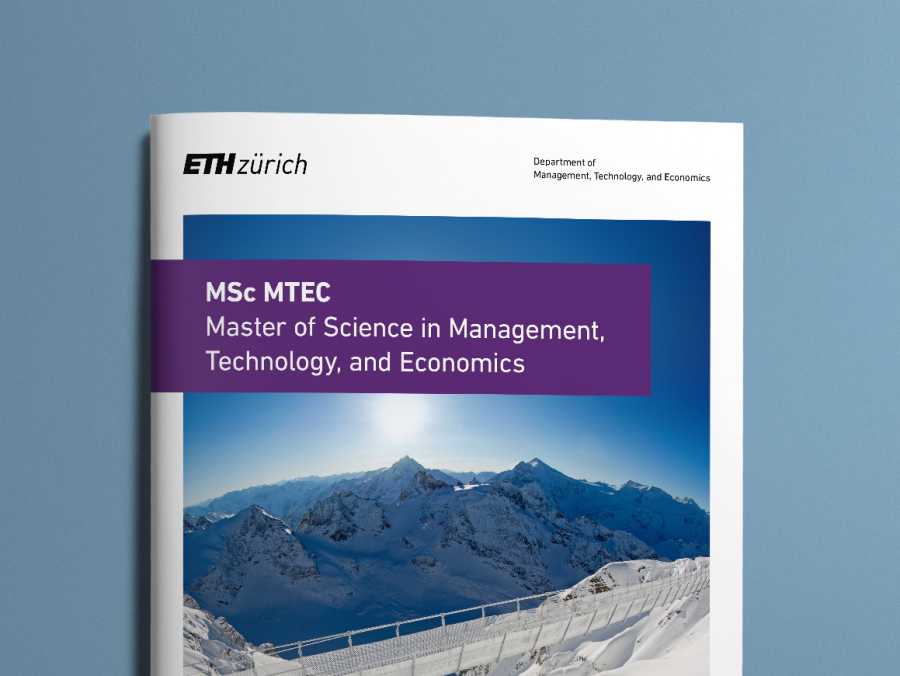 Discover the MSc MTEC – Department of Management, Technology, and ...